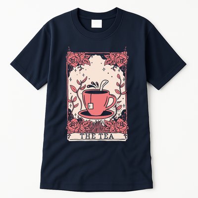 The Tea Drinker Tarot Card Reading Occult Tall T-Shirt