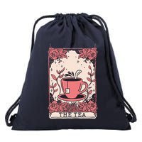 The Tea Drinker Tarot Card Reading Occult Drawstring Bag