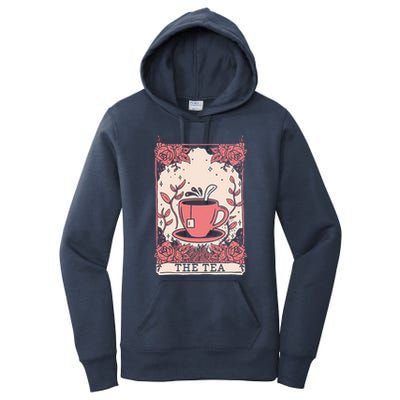 The Tea Drinker Tarot Card Reading Occult Women's Pullover Hoodie