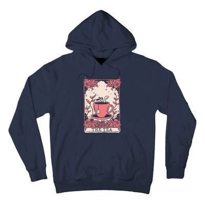 The Tea Drinker Tarot Card Reading Occult Tall Hoodie