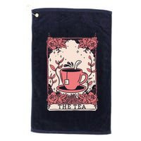 The Tea Drinker Tarot Card Reading Occult Golf Towel
