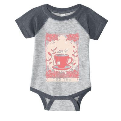 The Tea Drinker Tarot Card Reading Occult Infant Baby Jersey Bodysuit