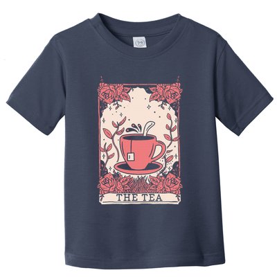 The Tea Drinker Tarot Card Reading Occult Toddler T-Shirt