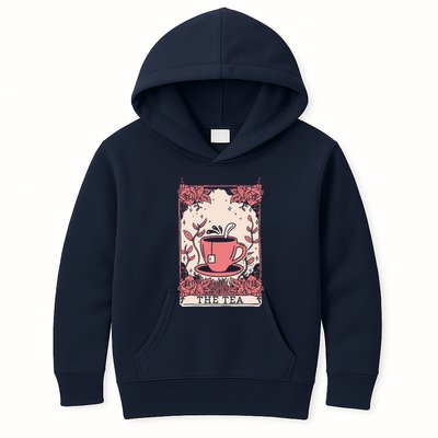 The Tea Drinker Tarot Card Reading Occult Kids Hoodie