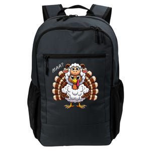 Thanksgiving Turkey Disguised As A Goat Funny Holiday Humor Daily Commute Backpack