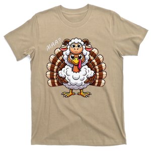 Thanksgiving Turkey Disguised As A Goat Funny Holiday Humor T-Shirt