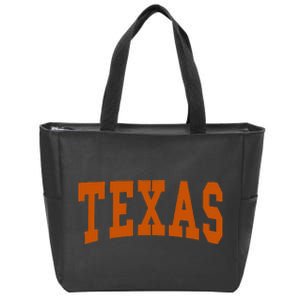 Texas Throwback Design Classic Zip Tote Bag