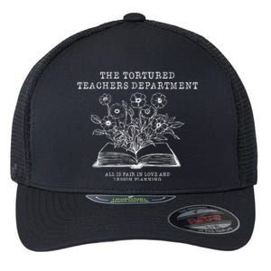 Tortured Teachers Department Funny Teacher Flexfit Unipanel Trucker Cap