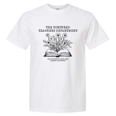 Tortured Teachers Department Funny Teacher Garment-Dyed Heavyweight T-Shirt