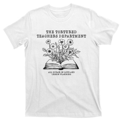 Tortured Teachers Department Funny Teacher T-Shirt