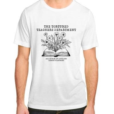 Tortured Teachers Department Funny Teacher Adult ChromaSoft Performance T-Shirt