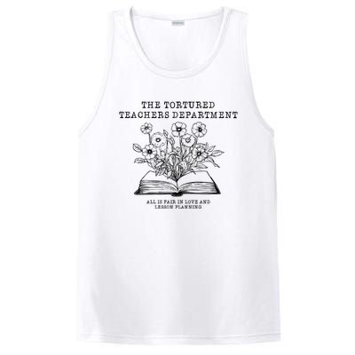 Tortured Teachers Department Funny Teacher PosiCharge Competitor Tank