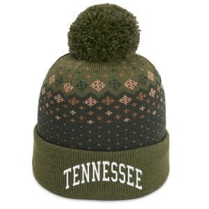 Texas Throwback Design TX Classic The Baniff Cuffed Pom Beanie