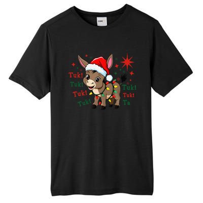 Tuki Tuki Donkey Feliz Navidad Mexican Mexican Christmas Tall Fusion ChromaSoft Performance T-Shirt