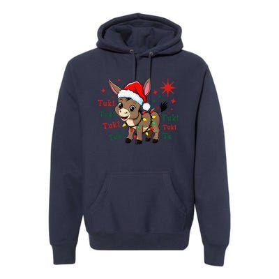 Tuki Tuki Donkey Feliz Navidad Mexican Mexican Christmas Premium Hoodie