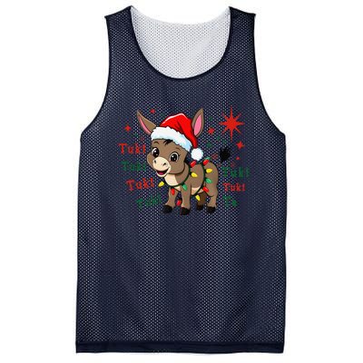 Tuki Tuki Donkey Feliz Navidad Mexican Mexican Christmas Mesh Reversible Basketball Jersey Tank