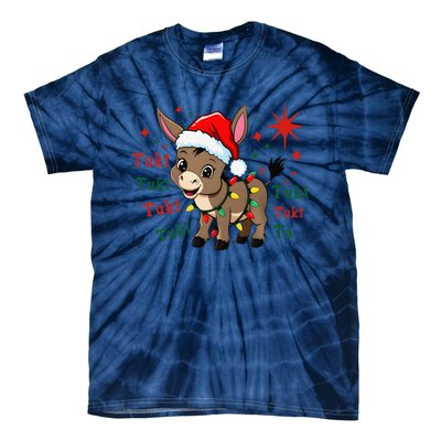 Tuki Tuki Donkey Feliz Navidad Mexican Mexican Christmas Tie-Dye T-Shirt