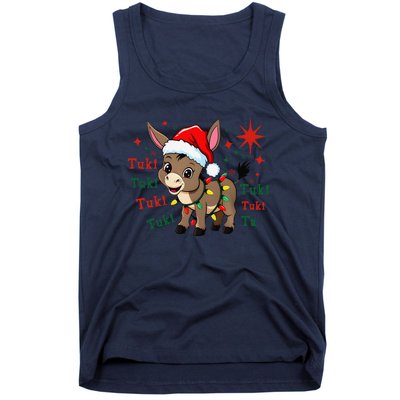 Tuki Tuki Donkey Feliz Navidad Mexican Mexican Christmas Tank Top