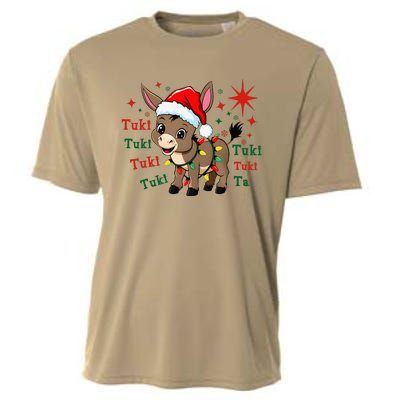 Tuki Tuki Donkey Feliz Navidad Mexican Mexican Christmas Cooling Performance Crew T-Shirt