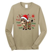 Tuki Tuki Donkey Feliz Navidad Mexican Mexican Christmas Long Sleeve Shirt