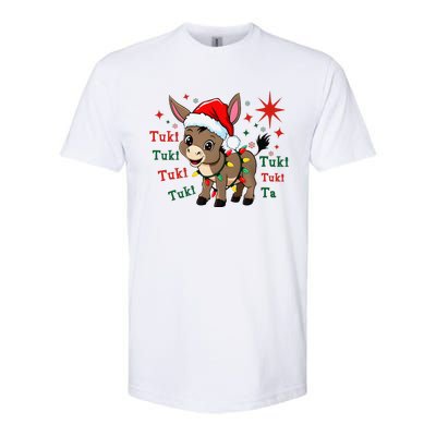 Tuki Tuki Donkey Feliz Navidad Mexican Mexican Christmas Softstyle CVC T-Shirt