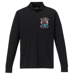 Truckers Truck Driver Retirement Performance Long Sleeve Polo