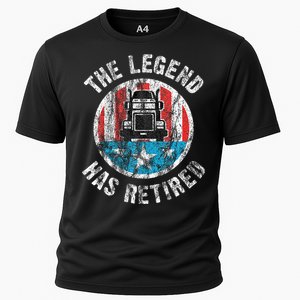 Truckers Truck Driver Retirement Cooling Performance Crew T-Shirt