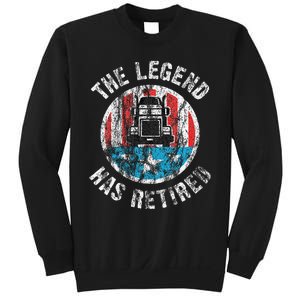 Truckers Truck Driver Retirement Sweatshirt