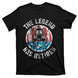 Truckers Truck Driver Retirement T-Shirt