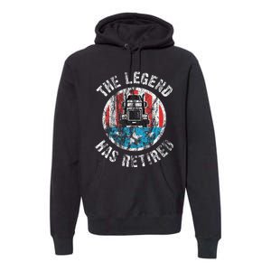 Truckers Truck Driver Retirement Premium Hoodie