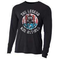 Truckers Truck Driver Retirement Cooling Performance Long Sleeve Crew