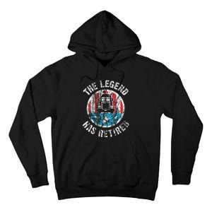 Truckers Truck Driver Retirement Tall Hoodie