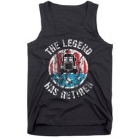 Truckers Truck Driver Retirement Tank Top