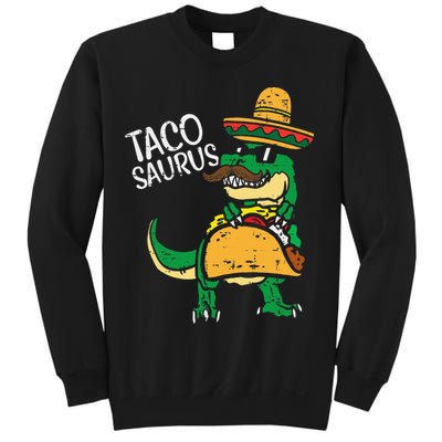 Tacosaurus Taco Dino Trex Cinco De Mayo Funny Sweatshirt