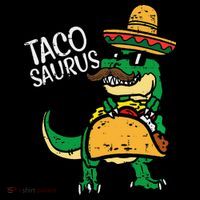 Tacosaurus Taco Dino Trex Cinco De Mayo Funny Womens T-Shirt