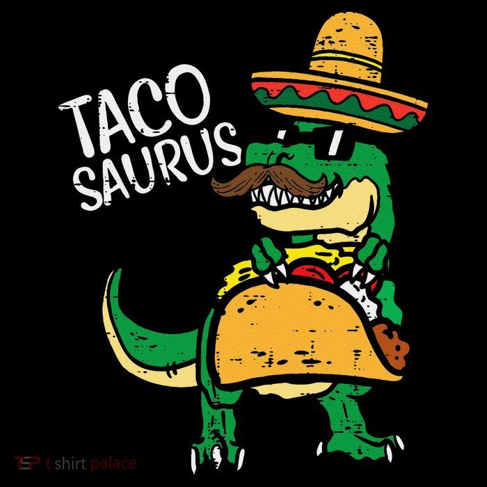 Tacosaurus Taco Dino Trex Cinco De Mayo Funny Zip Tote Bag