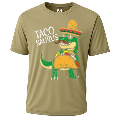 Tacosaurus Taco Dino Trex Cinco De Mayo Funny Performance Shirt