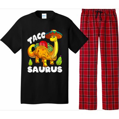 Tacosaurus Taco Dinosaur Funny Dino Cinco De Mayo Mexican Pajama Set