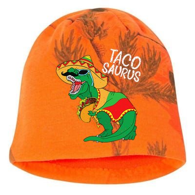 Tacosaurus Taco Dino Trex Cinco De Mayo Kati - Camo Knit Beanie