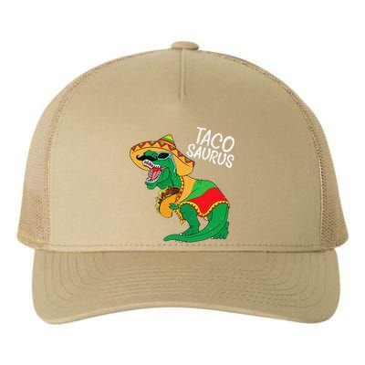 Tacosaurus Taco Dino Trex Cinco De Mayo Yupoong Adult 5-Panel Trucker Hat