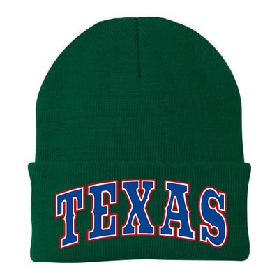 Texas Throwback Design Classic Knit Cap Winter Beanie