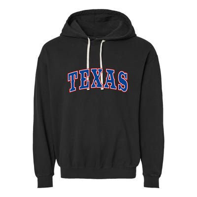 Texas Throwback Design Classic Garment-Dyed Fleece Hoodie