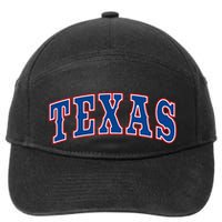 Texas Throwback Design Classic 7-Panel Snapback Hat
