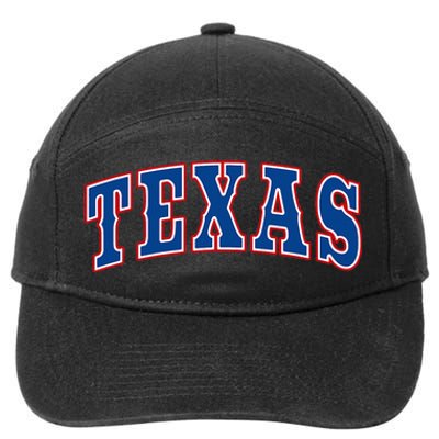 Texas Throwback Design Classic 7-Panel Snapback Hat