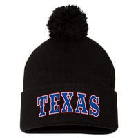 Texas Throwback Design Classic Pom Pom 12in Knit Beanie