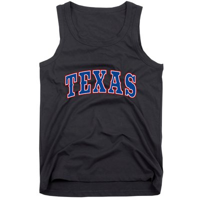 Texas Throwback Design Classic Tank Top