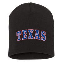 Texas Throwback Design Classic Short Acrylic Beanie