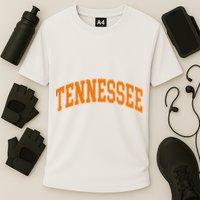 Tennessee Throwback Design Classic Cooling Performance Crew T-Shirt