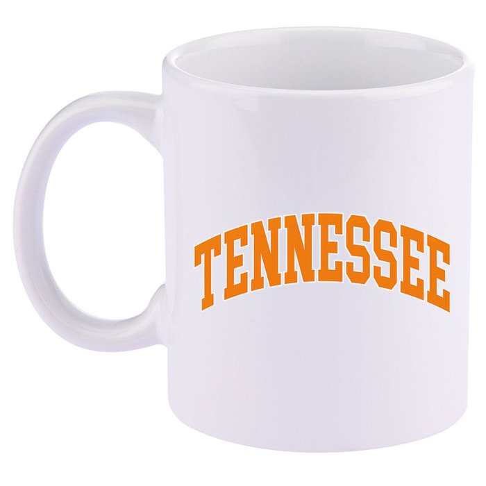 Tennessee Throwback Design Classic 11oz C Handle Ceramic Mug