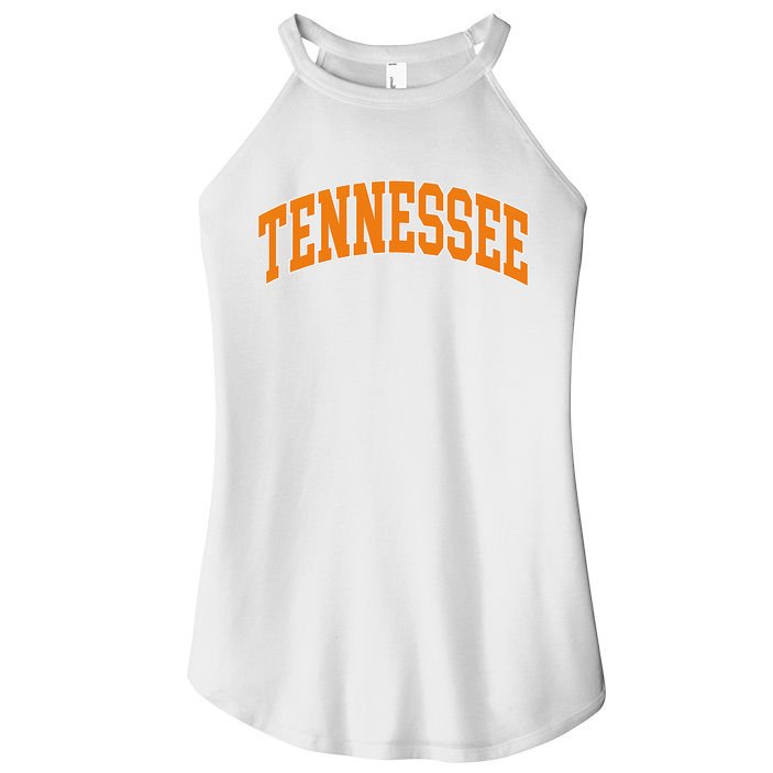 Tennessee Throwback Design Classic Women's Perfect Tri Rocker Tank